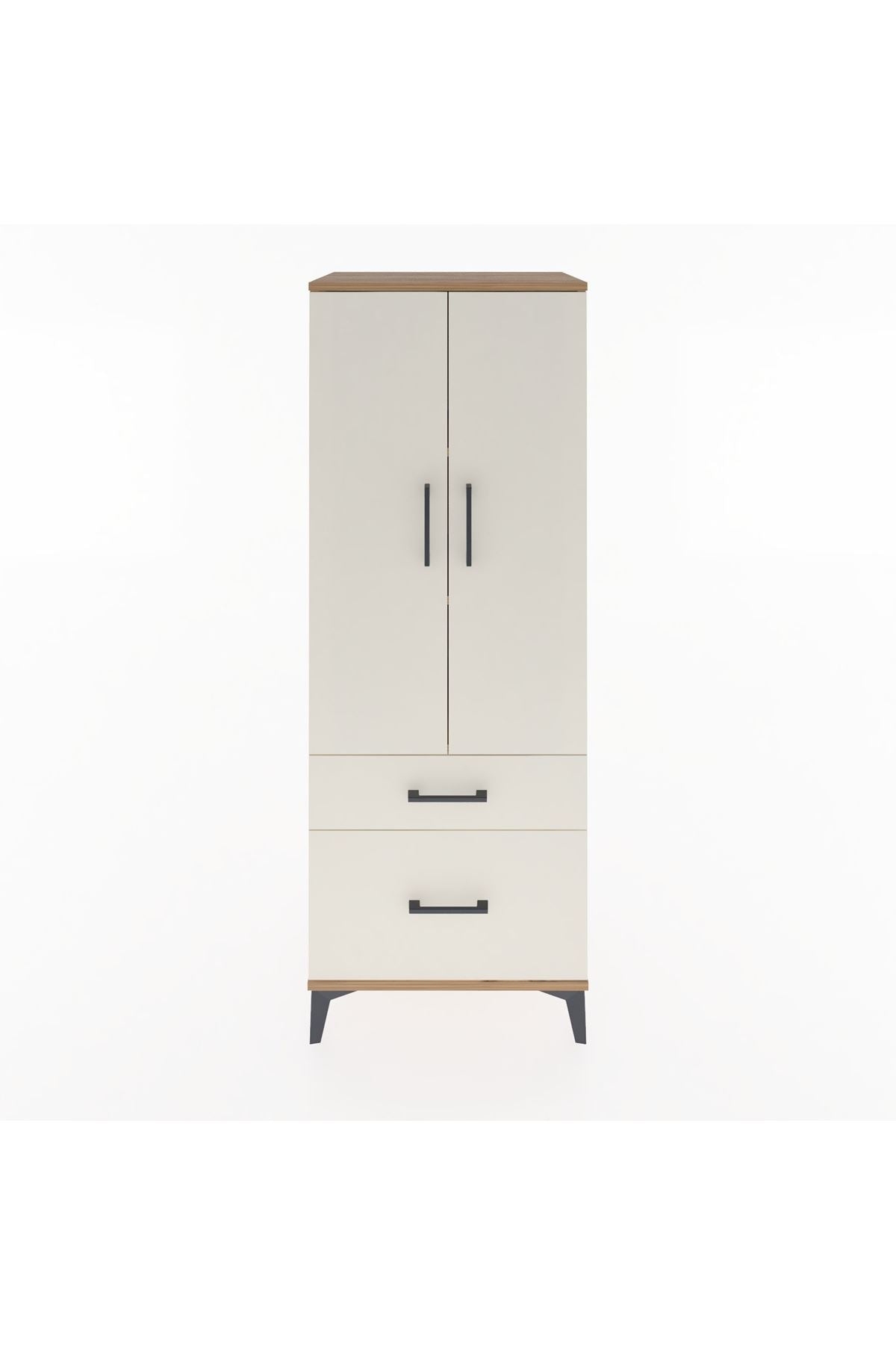 Hyperion Dolap 3 Raflı 2 Çekmeceli 2 Kapaklı 60x44x163 - S53M013V7B