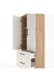 Hyperion Dolap 3 Raflı 2 Çekmeceli 2 Kapaklı 60x44x163 - S53M013V7B