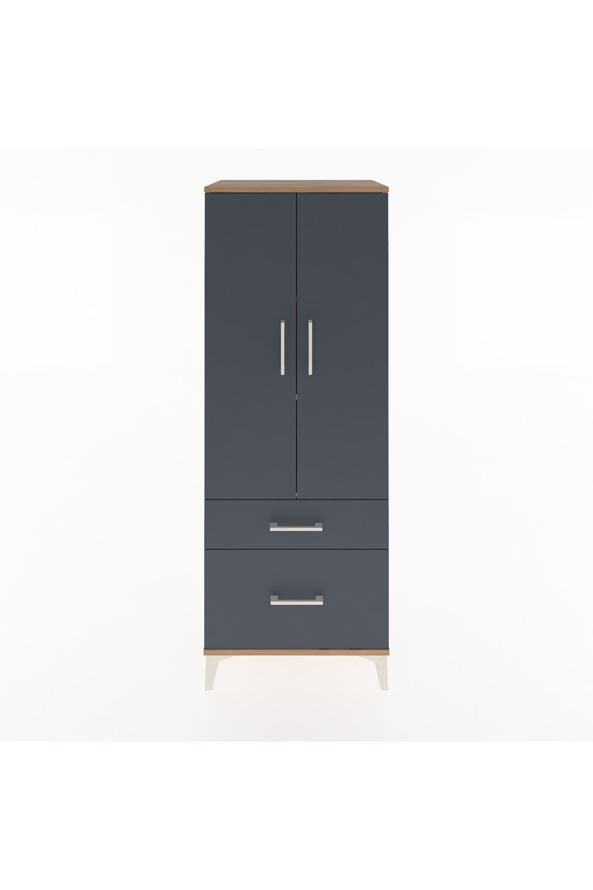 Hyperion Dolap 3 Raflı 2 Çekmeceli 2 Kapaklı 60x44x163 - S53M013V8B