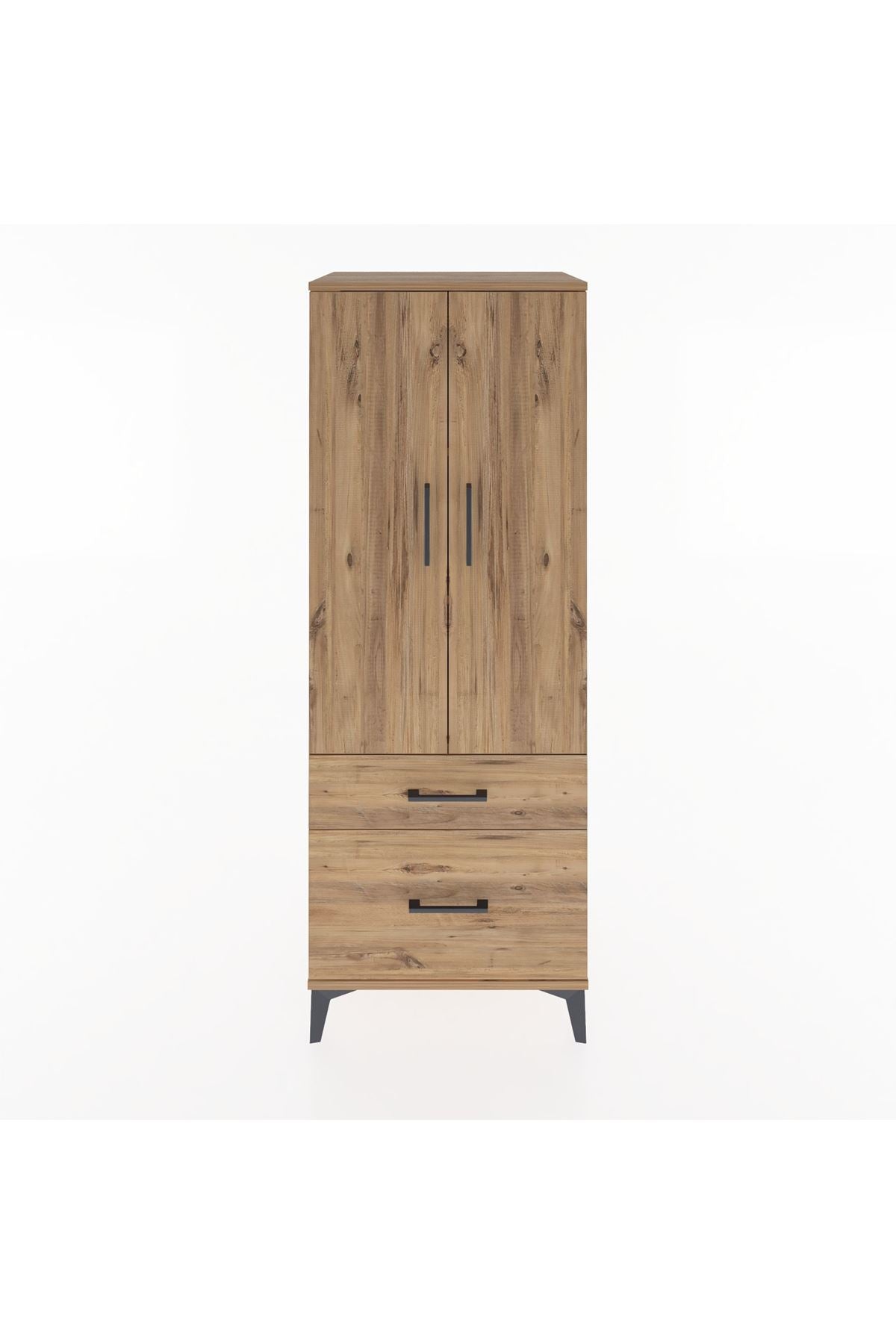 Hyperion Dolap 3 Raflı 2 Çekmeceli 2 Kapaklı 60x44x163 - S53M013V9B