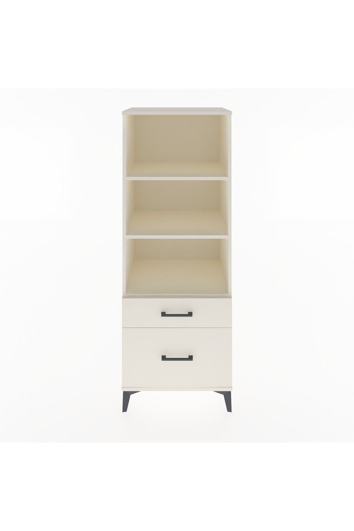 Hyperion Dolap 3 Raflı 2 Çekmeceli 60x44x163 - S53M014V1B