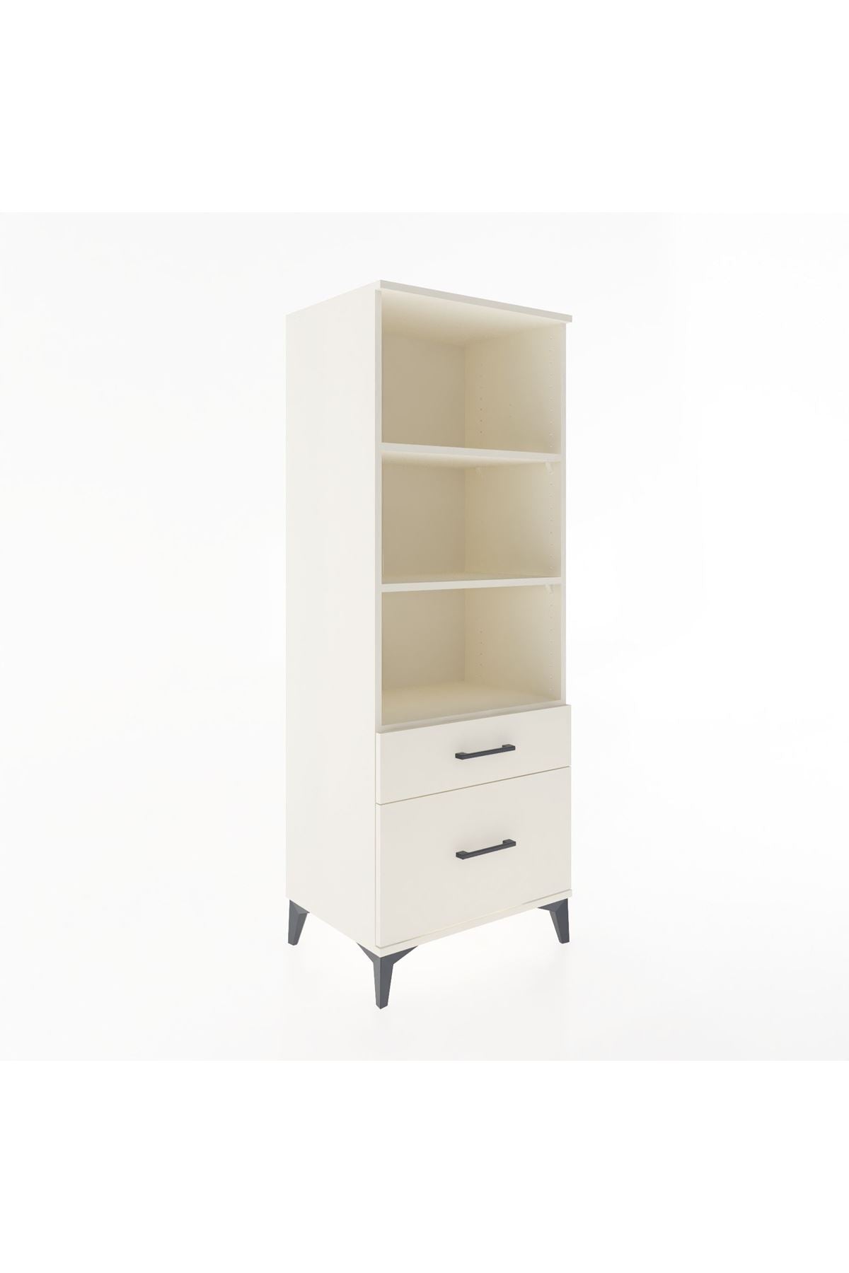 Hyperion Dolap 3 Raflı 2 Çekmeceli 60x44x163 - S53M014V1B