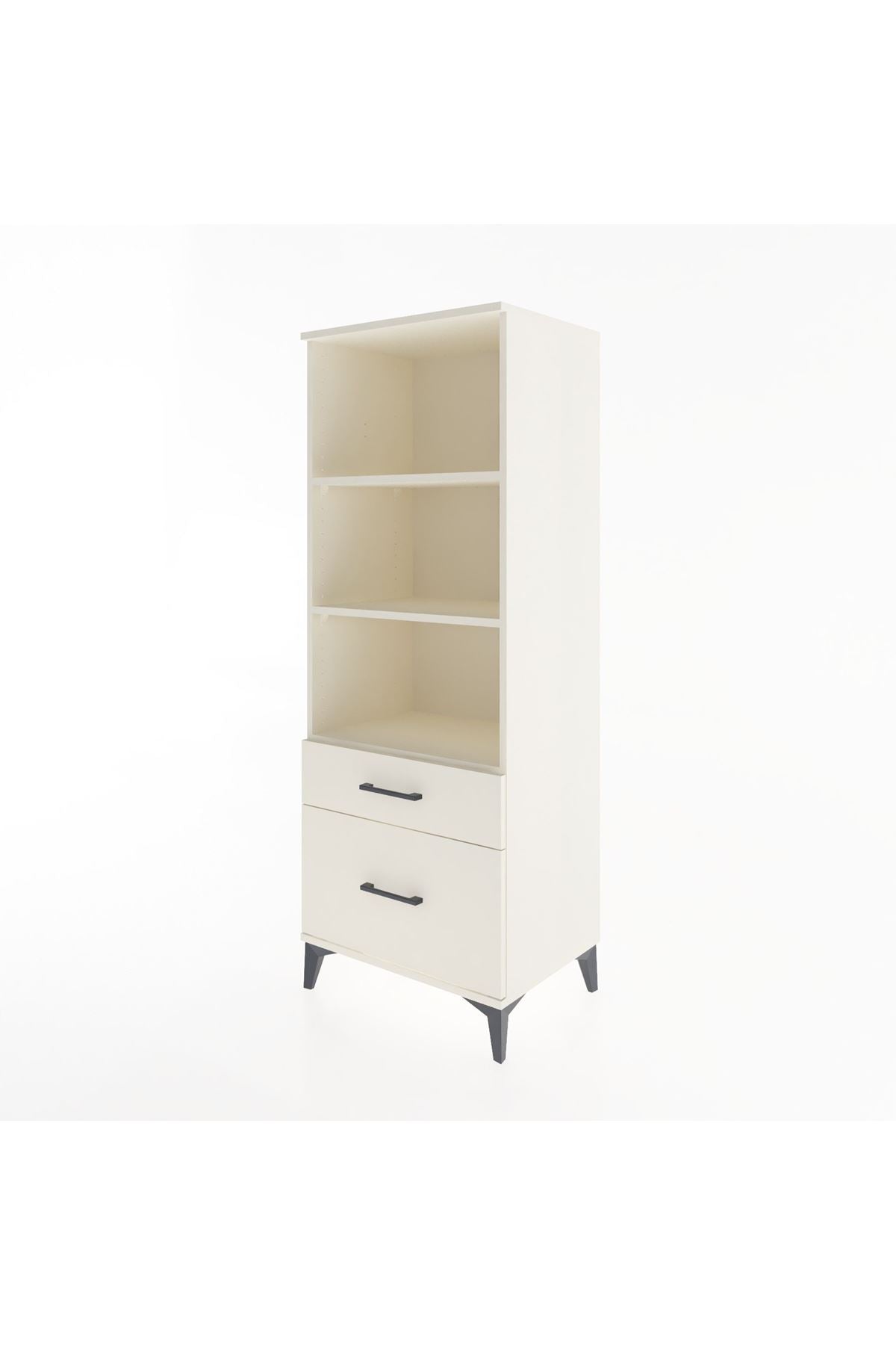 Hyperion Dolap 3 Raflı 2 Çekmeceli 60x44x163 - S53M014V1B