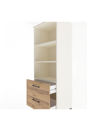 Hyperion Dolap 3 Raflı 2 Çekmeceli 60x44x163 - S53M014V3B
