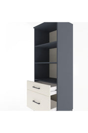 Hyperion Dolap 3 Raflı 2 Çekmeceli 60x44x163 - S53M014V4B