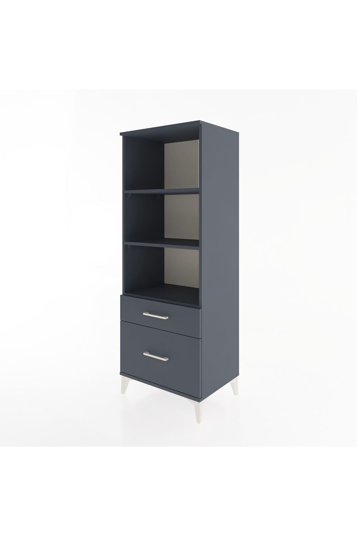 Hyperion Dolap 3 Raflı 2 Çekmeceli 60x44x163 - S53M014V5B