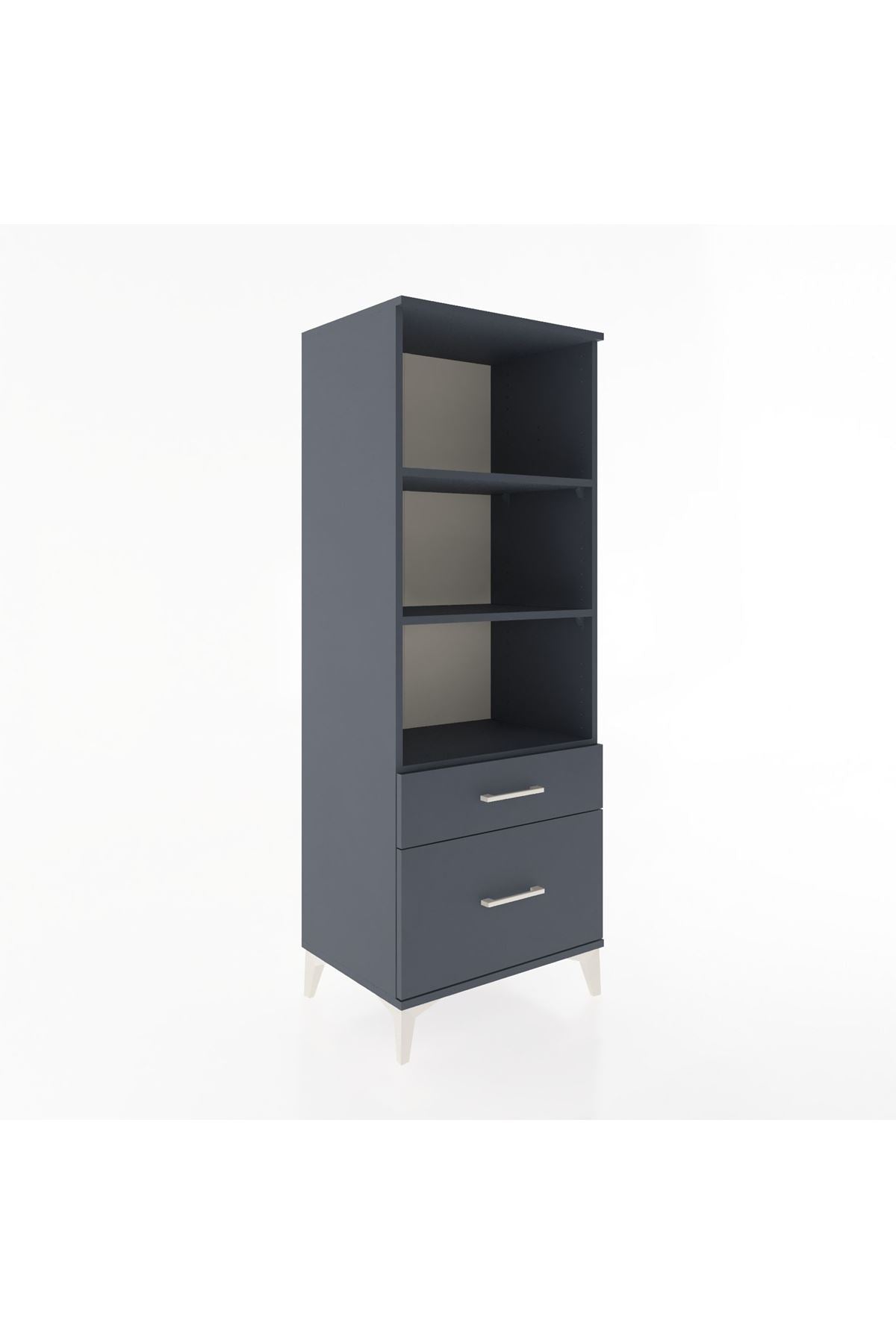 Hyperion Dolap 3 Raflı 2 Çekmeceli 60x44x163 - S53M014V5B