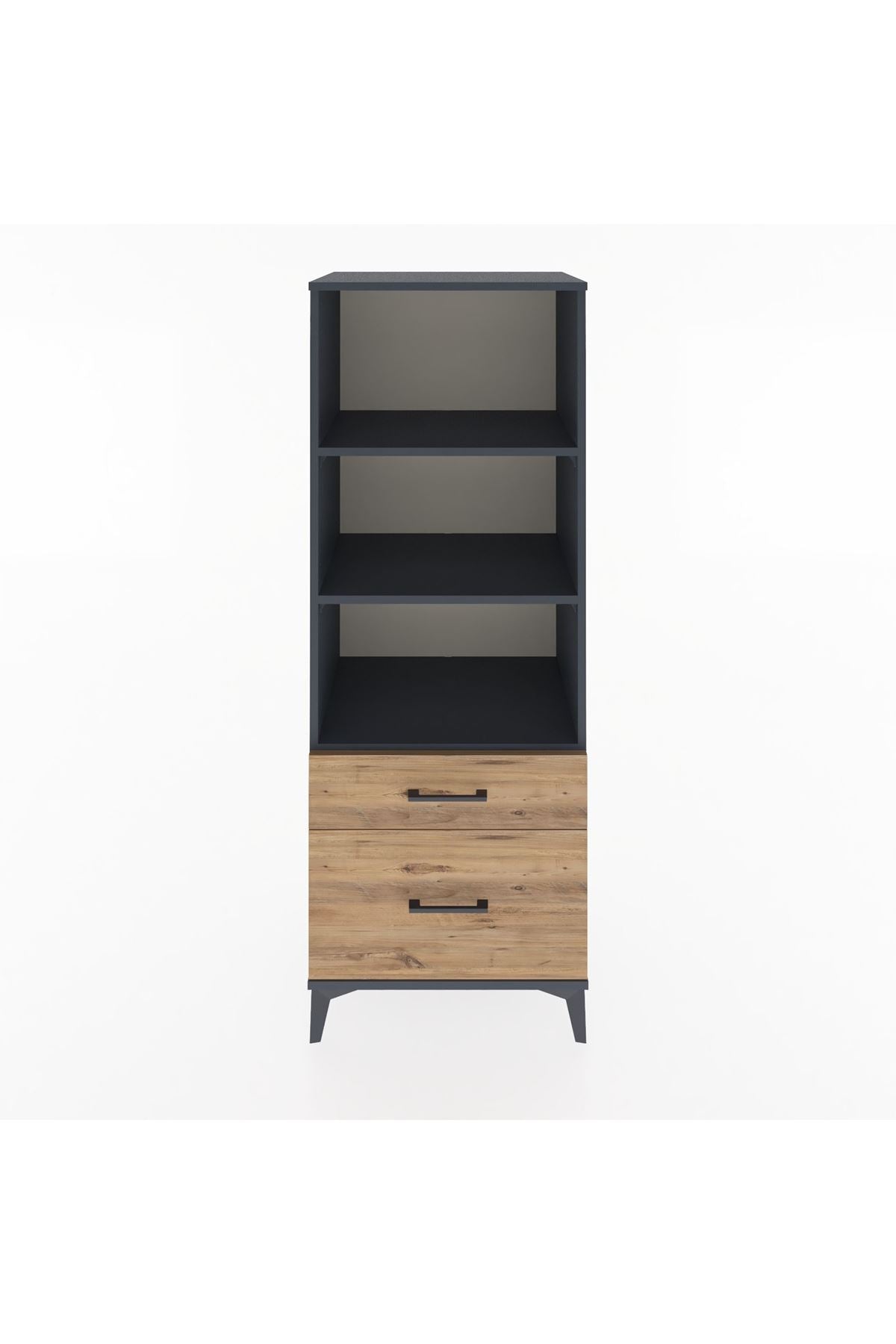 Hyperion Dolap 3 Raflı 2 Çekmeceli 60x44x163 - S53M014V6B