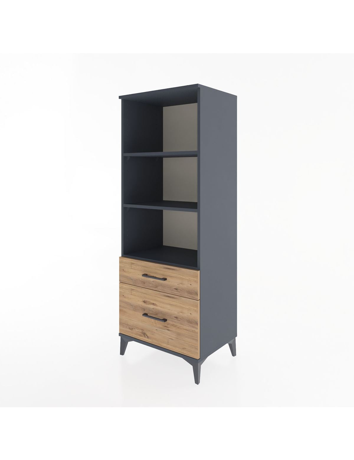 Hyperion Dolap 3 Raflı 2 Çekmeceli 60x44x163 - S53M014V6B