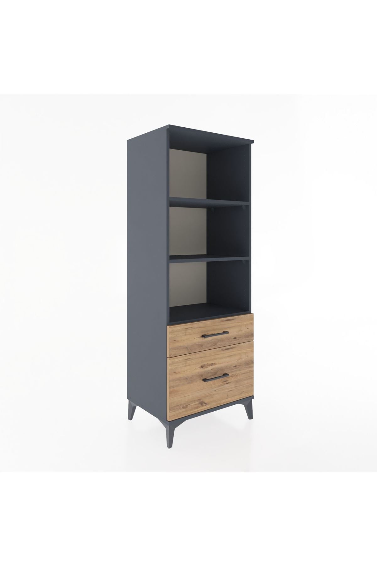 Hyperion Dolap 3 Raflı 2 Çekmeceli 60x44x163 - S53M014V6B