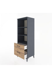 Hyperion Dolap 3 Raflı 2 Çekmeceli 60x44x163 - S53M014V6B