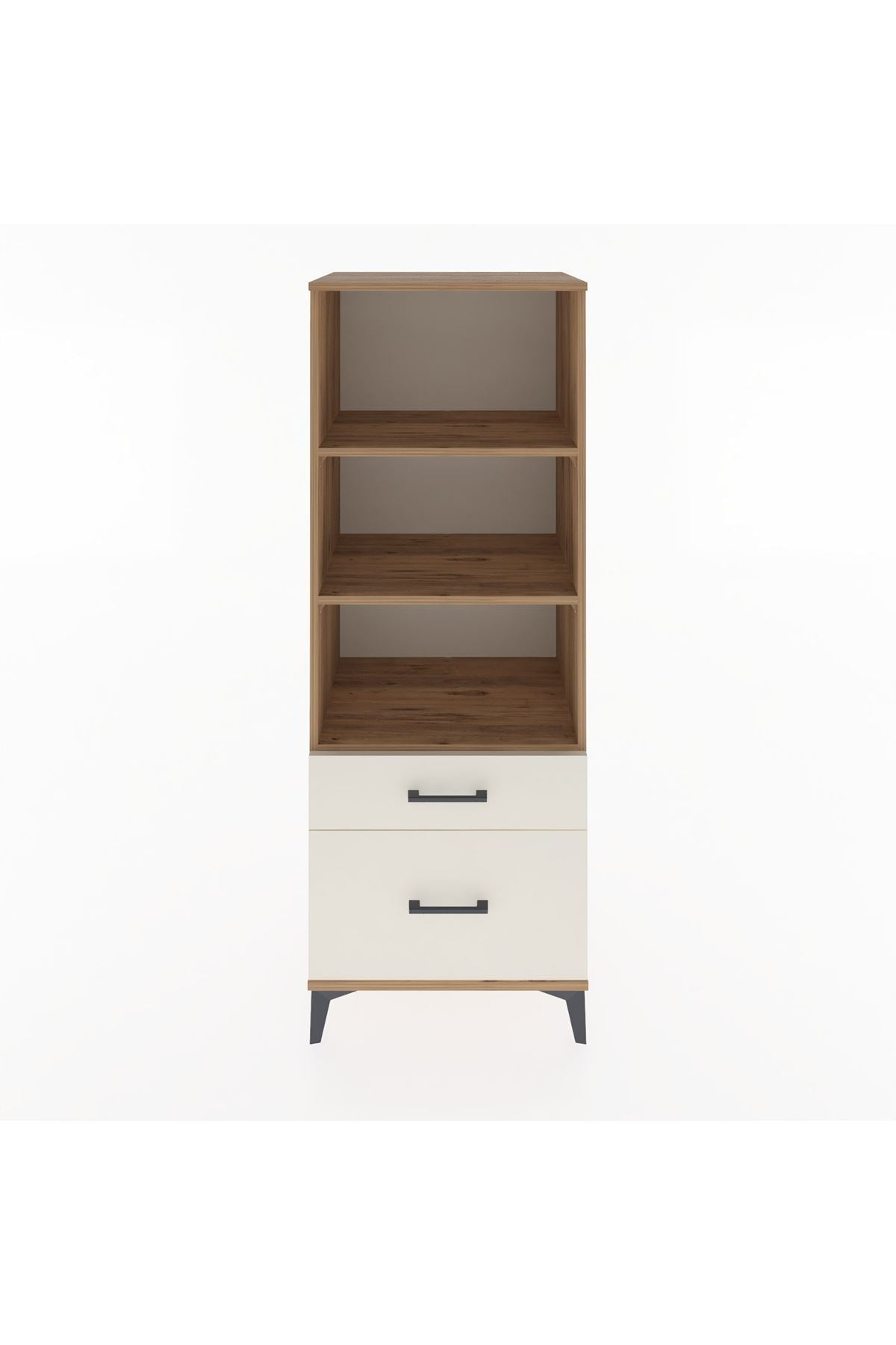 Hyperion Dolap 3 Raflı 2 Çekmeceli 60x44x163 - S53M014V7B