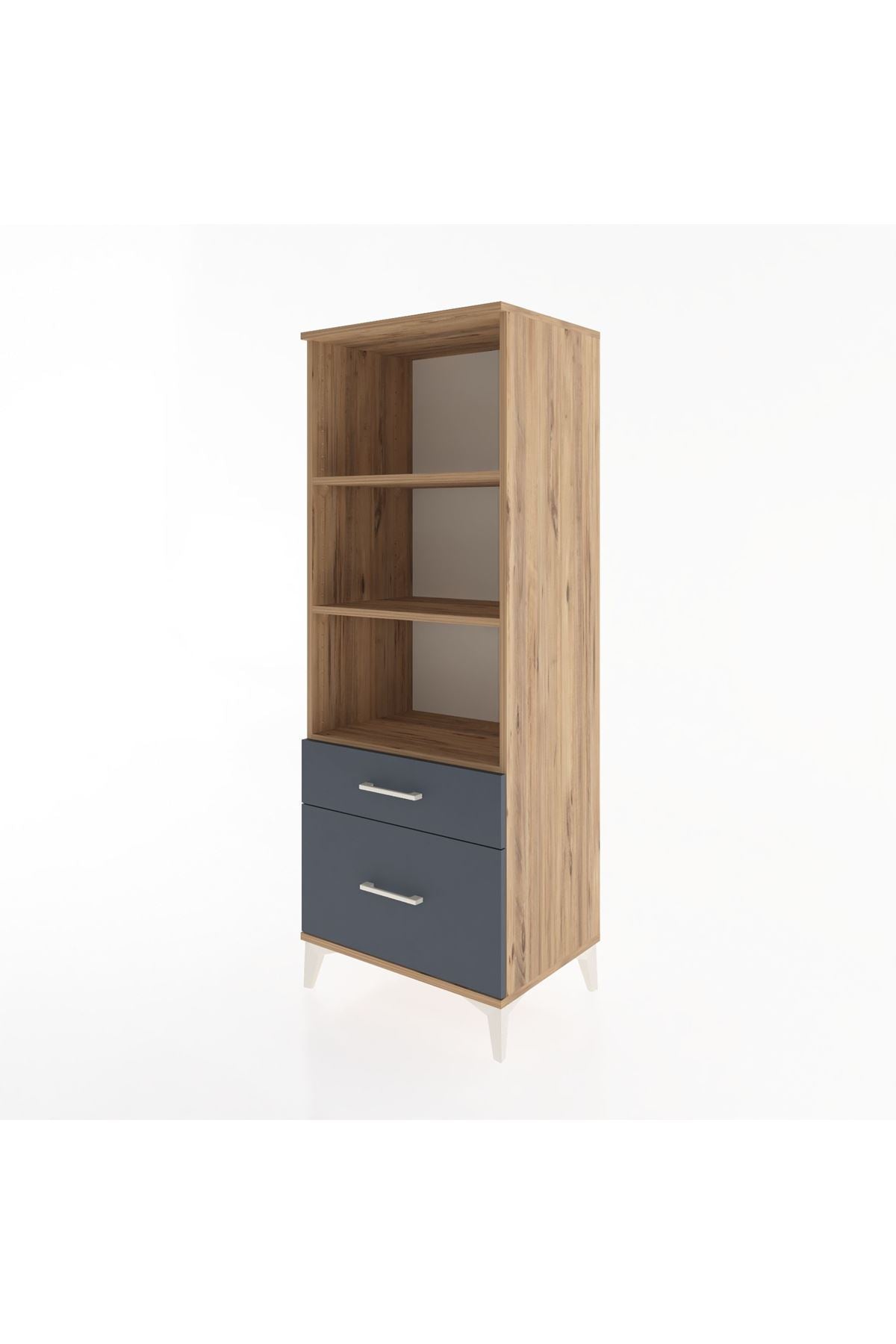 Hyperion Dolap 3 Raflı 2 Çekmeceli 60x44x163 - S53M014V8B