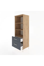 Hyperion Dolap 3 Raflı 2 Çekmeceli 60x44x163 - S53M014V8B