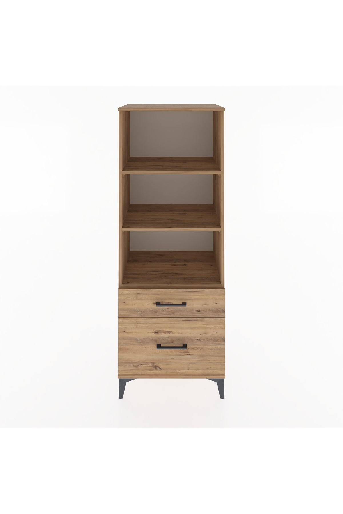 Hyperion Dolap 3 Raflı 2 Çekmeceli 60x44x163 - S53M014V9B