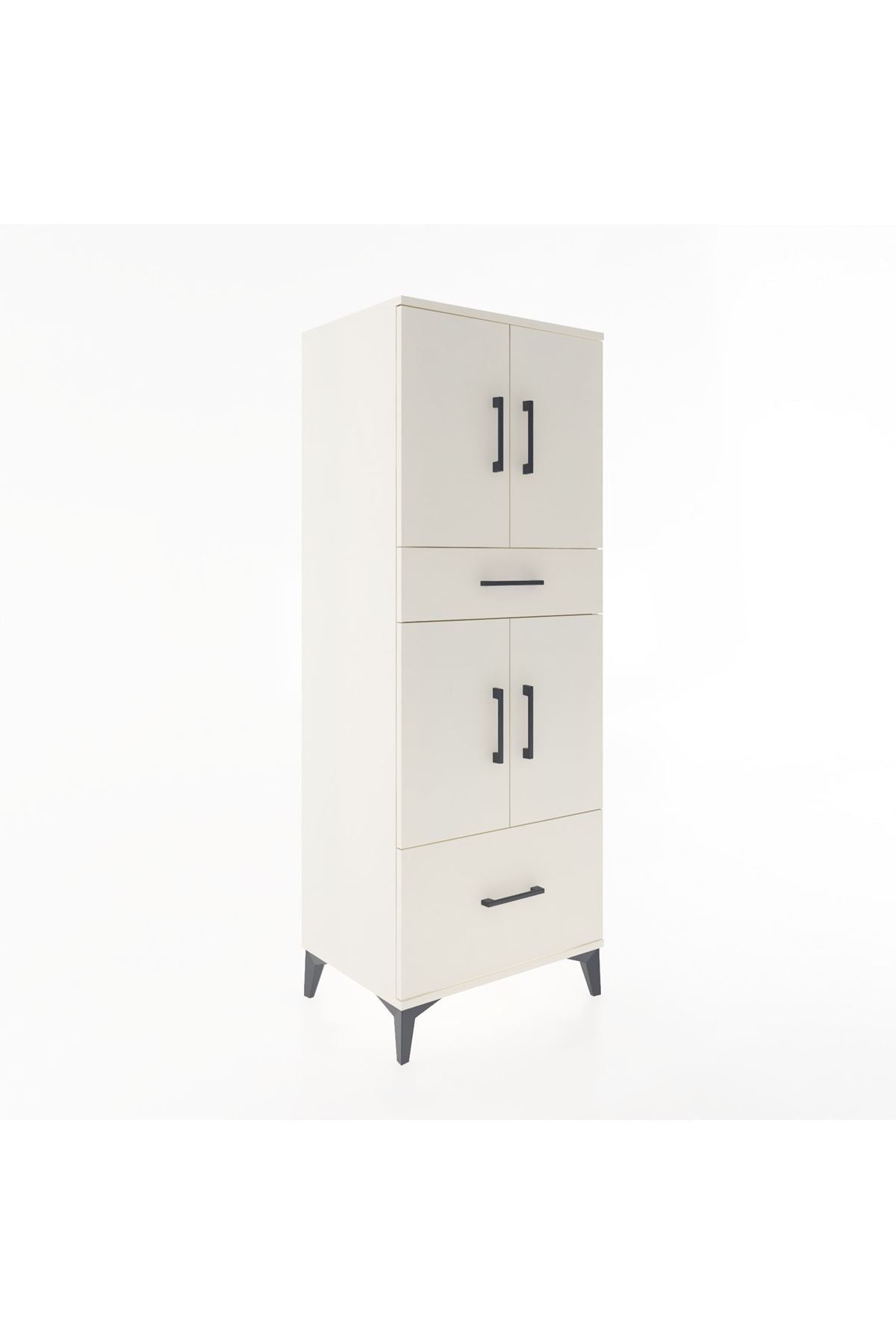 Hyperion Dolap 2 Raflı 2 Çekmeceli 4 Kapaklı 60x44x163 - S53M015V1B