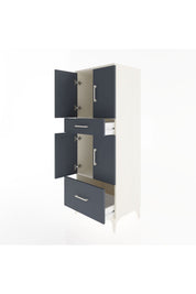 Hyperion Dolap 2 Raflı 2 Çekmeceli 4 Kapaklı 60x44x163 - S53M015V2B