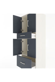 Hyperion Dolap 2 Raflı 2 Çekmeceli 4 Kapaklı 60x44x163 - S53M015V2B