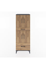 Hyperion Dolap 2 Raflı 2 Çekmeceli 4 Kapaklı 60x44x163 - S53M015V6B