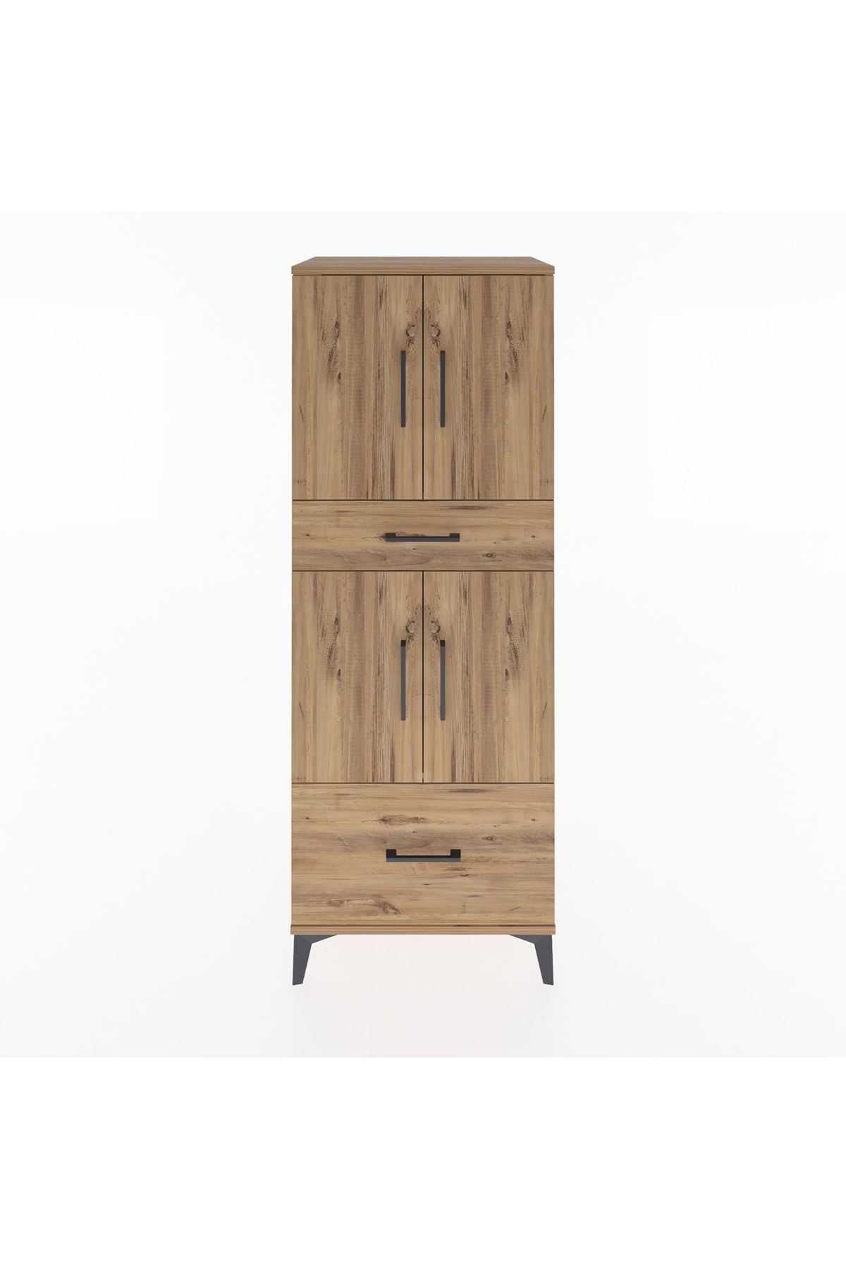 Hyperion Dolap 2 Raflı 2 Çekmeceli 4 Kapaklı 60x44x163 - S53M015V9B