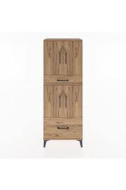 Hyperion Dolap 2 Raflı 2 Çekmeceli 4 Kapaklı 60x44x163 - S53M015V9B