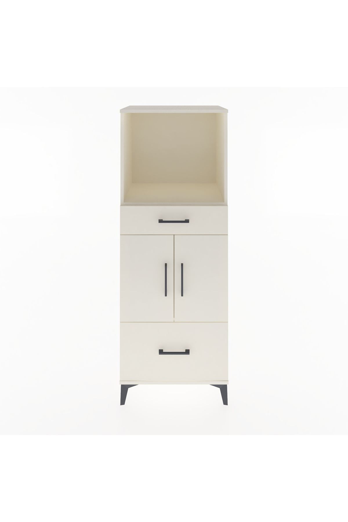 Hyperion Dolap 2 Raflı 2 Çekmeceli 2 Kapaklı 60x44x163 - S53M016V1B