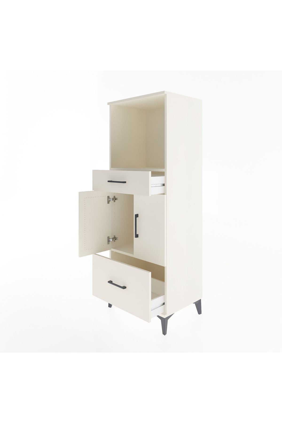 Hyperion Dolap 2 Raflı 2 Çekmeceli 2 Kapaklı 60x44x163 - S53M016V1B