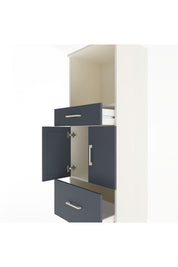 Hyperion Dolap 2 Raflı 2 Çekmeceli 2 Kapaklı 60x44x163 - S53M016V2B
