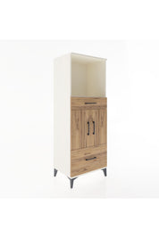 Hyperion Dolap 2 Raflı 2 Çekmeceli 2 Kapaklı 60x44x163 - S53M016V3B