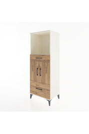 Hyperion Dolap 2 Raflı 2 Çekmeceli 2 Kapaklı 60x44x163 - S53M016V3B