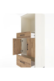 Hyperion Dolap 2 Raflı 2 Çekmeceli 2 Kapaklı 60x44x163 - S53M016V3B