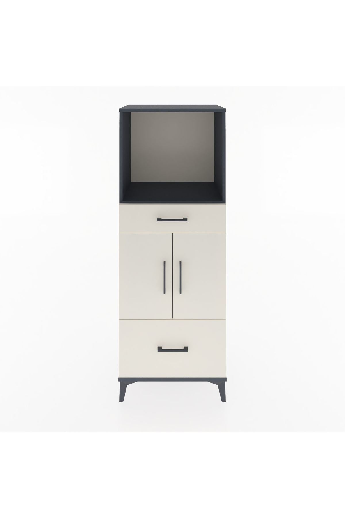 Hyperion Dolap 2 Raflı 2 Çekmeceli 2 Kapaklı 60x44x163 - S53M016V4B