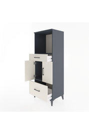 Hyperion Dolap 2 Raflı 2 Çekmeceli 2 Kapaklı 60x44x163 - S53M016V4B