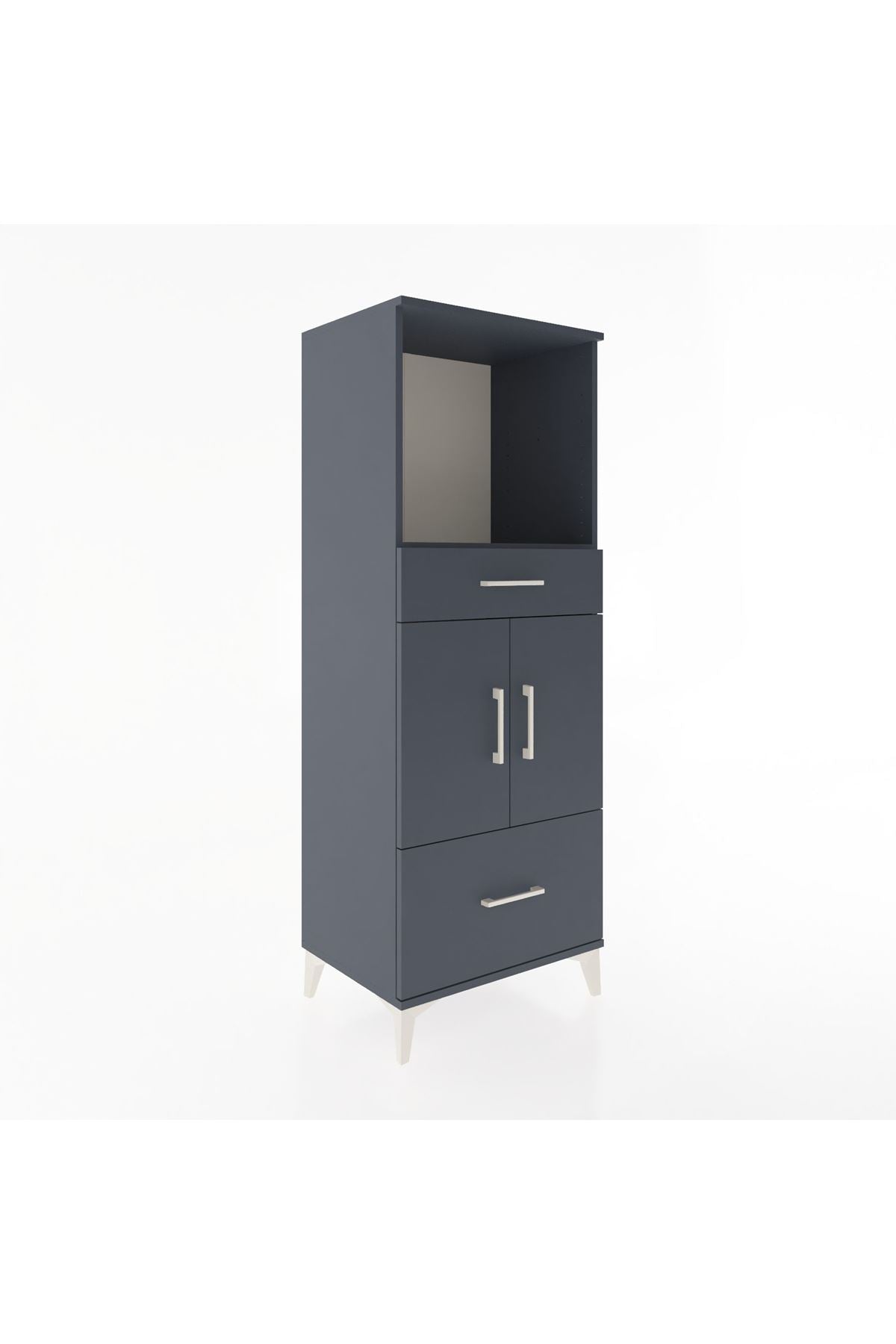Hyperion Dolap 2 Raflı 2 Çekmeceli 2 Kapaklı 60x44x163 - S53M016V5B