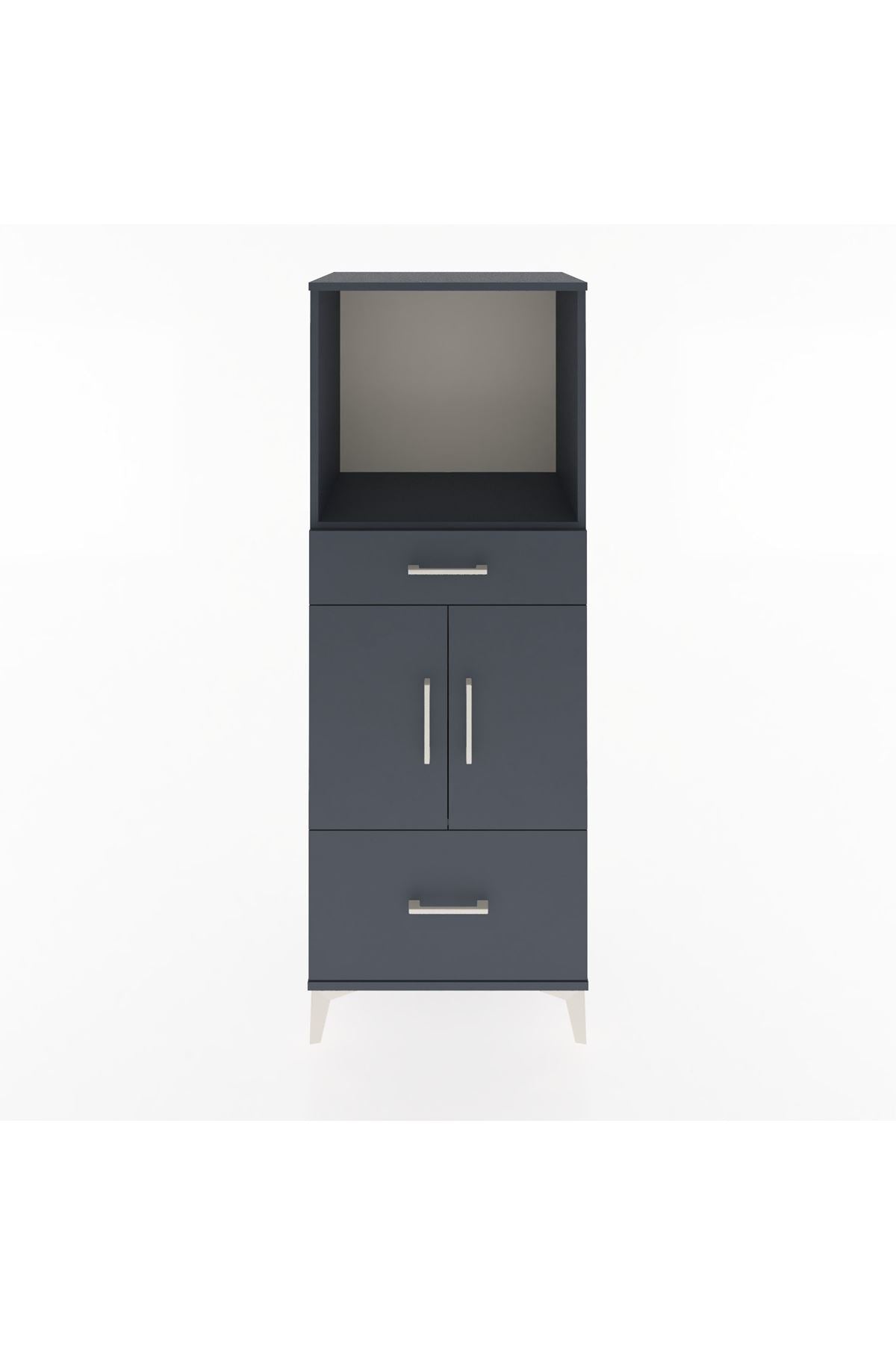 Hyperion Dolap 2 Raflı 2 Çekmeceli 2 Kapaklı 60x44x163 - S53M016V5B