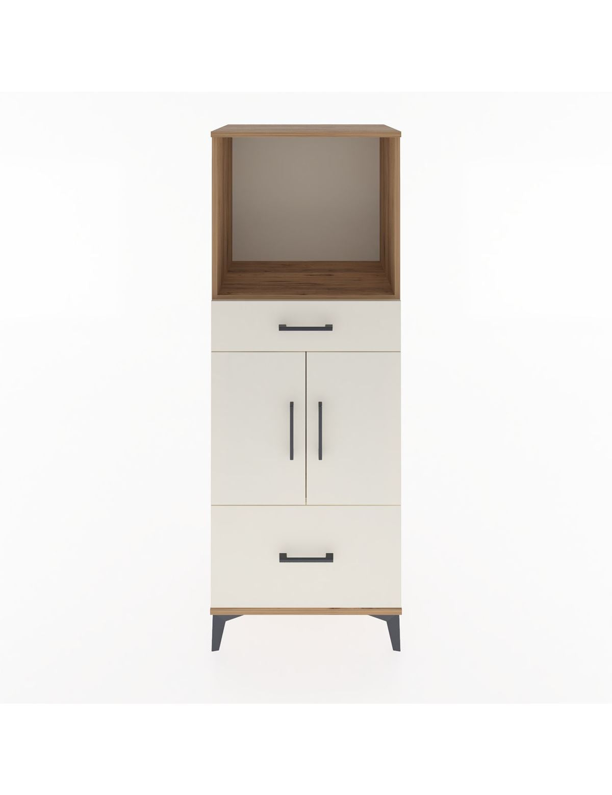 Hyperion Dolap 2 Raflı 2 Çekmeceli 2 Kapaklı 60x44x163 - S53M016V7B
