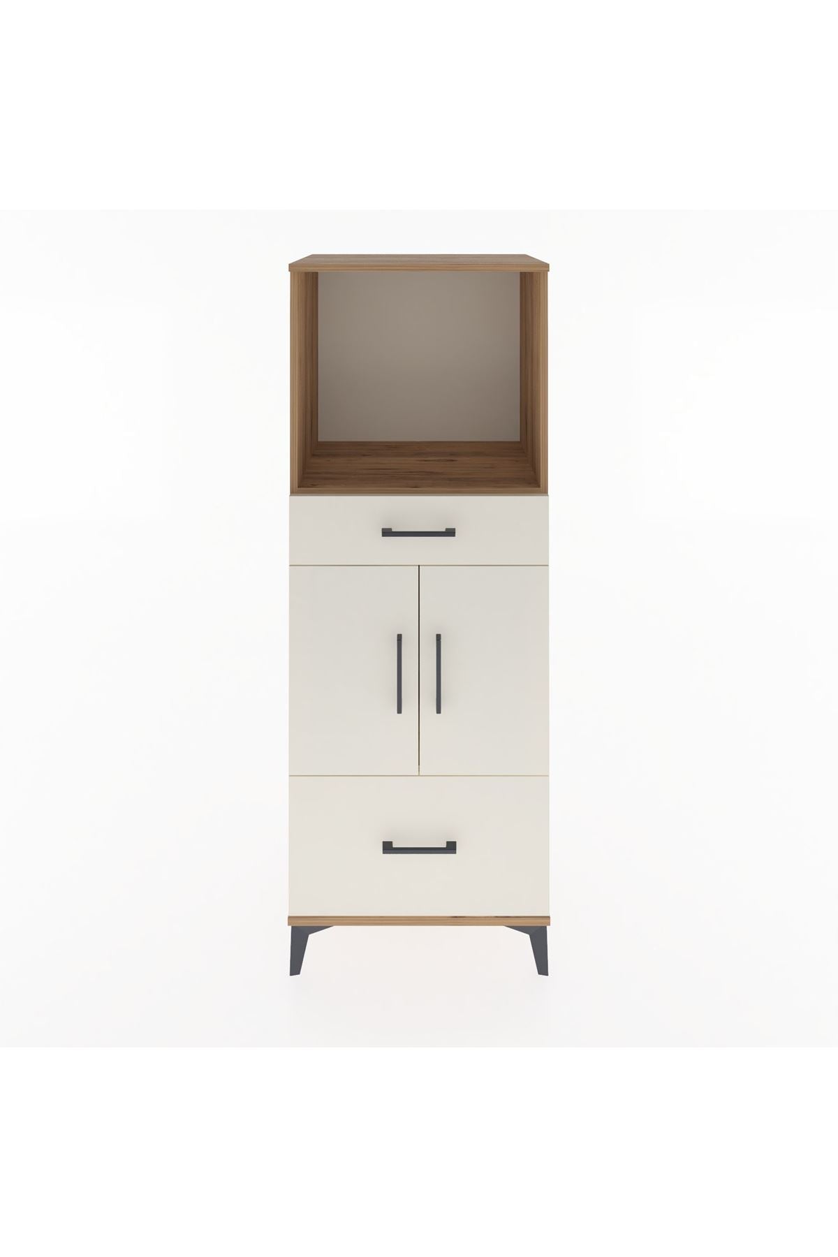 Hyperion Dolap 2 Raflı 2 Çekmeceli 2 Kapaklı 60x44x163 - S53M016V7B