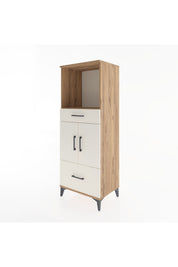 Hyperion Dolap 2 Raflı 2 Çekmeceli 2 Kapaklı 60x44x163 - S53M016V7B