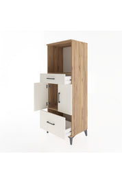 Hyperion Dolap 2 Raflı 2 Çekmeceli 2 Kapaklı 60x44x163 - S53M016V7B