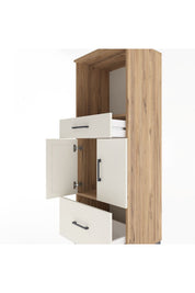 Hyperion Dolap 2 Raflı 2 Çekmeceli 2 Kapaklı 60x44x163 - S53M016V7B