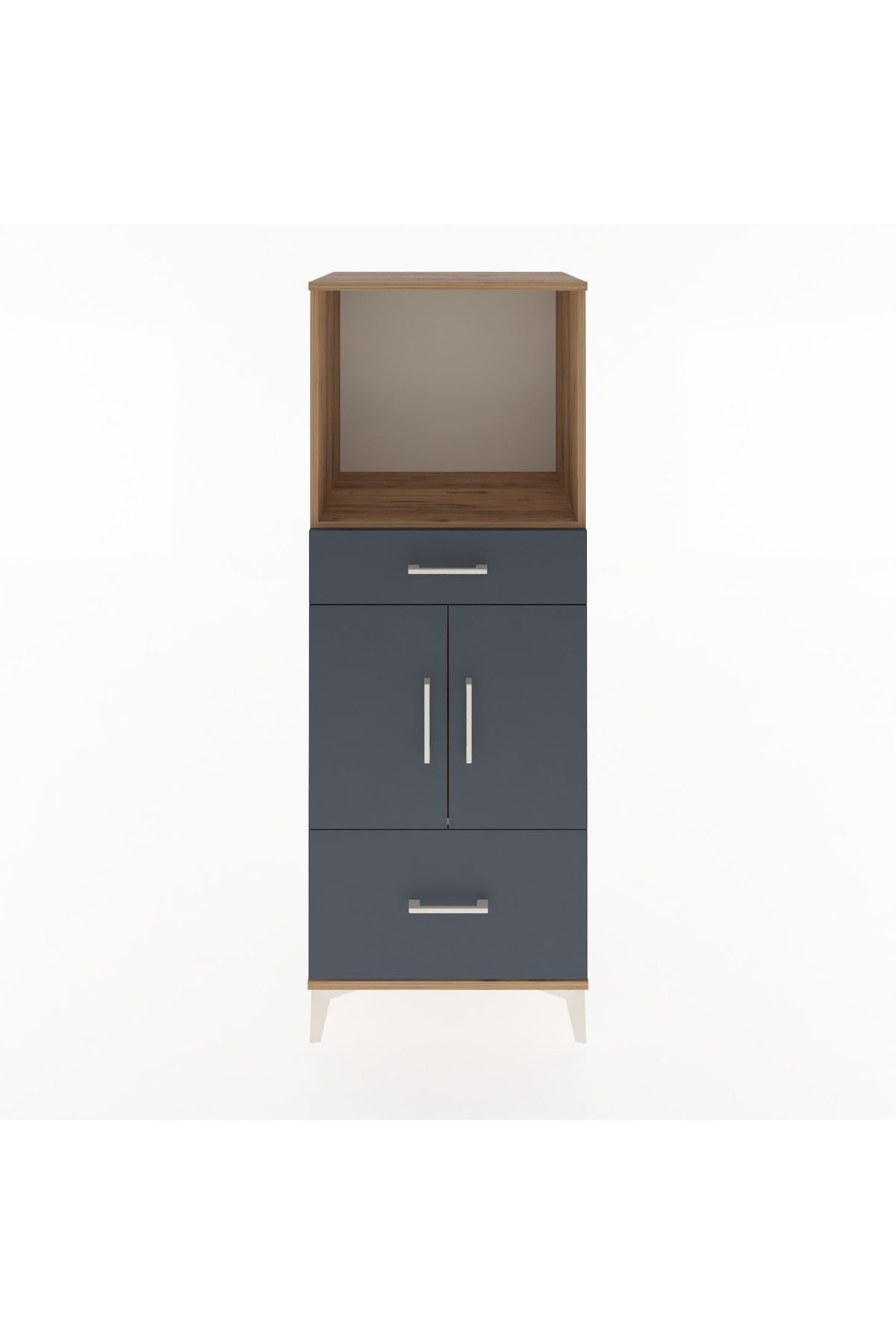 Hyperion Dolap 2 Raflı 2 Çekmeceli 2 Kapaklı 60x44x163 - S53M016V8B