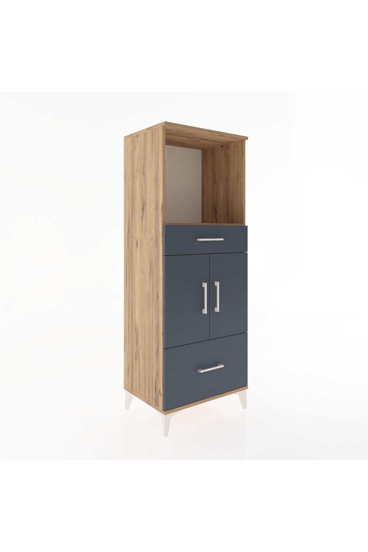 Hyperion Dolap 2 Raflı 2 Çekmeceli 2 Kapaklı 60x44x163 - S53M016V8B
