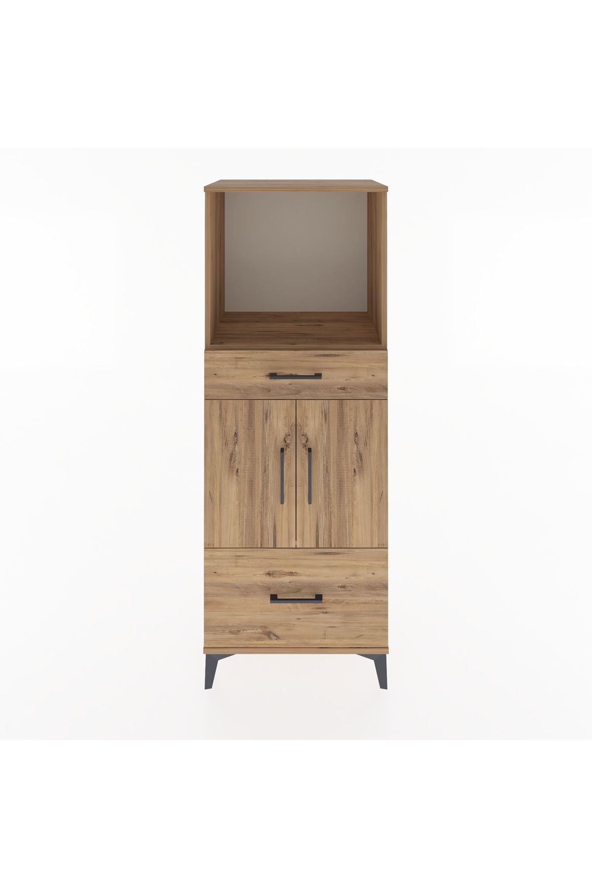 Hyperion Dolap 2 Raflı 2 Çekmeceli 2 Kapaklı 60x44x163 - S53M016V9B