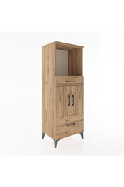 Hyperion Dolap 2 Raflı 2 Çekmeceli 2 Kapaklı 60x44x163 - S53M016V9B