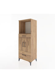 Hyperion Dolap 2 Raflı 2 Çekmeceli 2 Kapaklı 60x44x163 - S53M016V9B