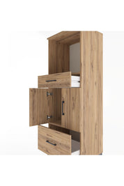 Hyperion Dolap 2 Raflı 2 Çekmeceli 2 Kapaklı 60x44x163 - S53M016V9B