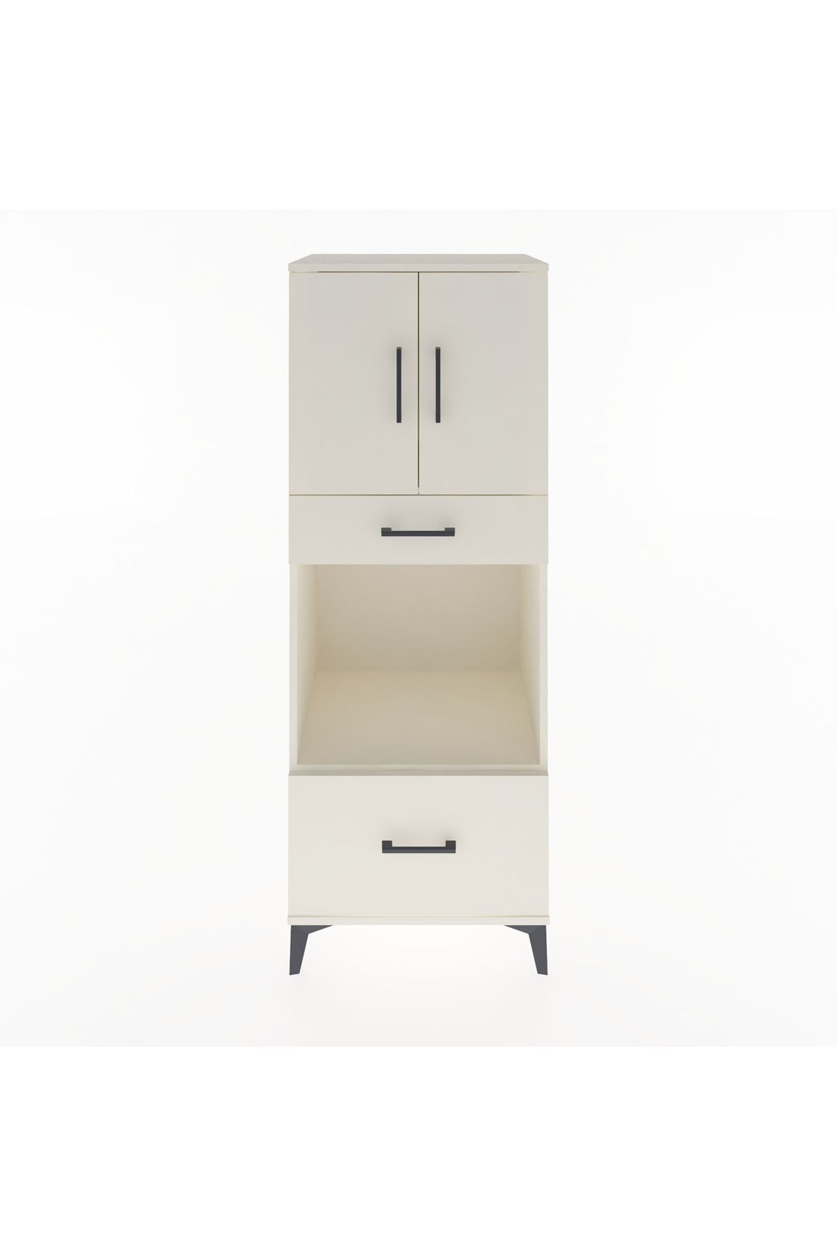 Hyperion Dolap 2 Raflı 2 Çekmeceli 2 Kapaklı 60x44x163 - S53M017V1B