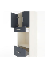 Hyperion Dolap 2 Raflı 2 Çekmeceli 2 Kapaklı 60x44x163 - S53M017V2B