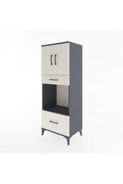 Hyperion Dolap 2 Raflı 2 Çekmeceli 2 Kapaklı 60x44x163 - S53M017V4B