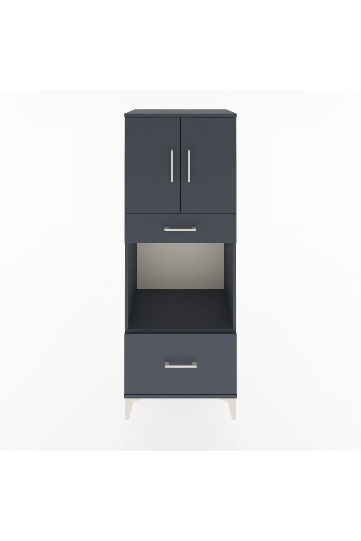 Hyperion Dolap 2 Raflı 2 Çekmeceli 2 Kapaklı 60x44x163 - S53M017V5B